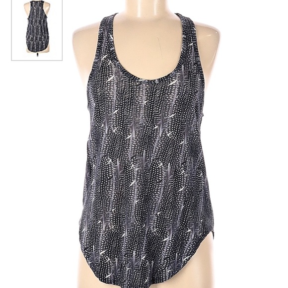 Isabel Marant for H&M linen feather print racer back tank top - Picture 6 of 6